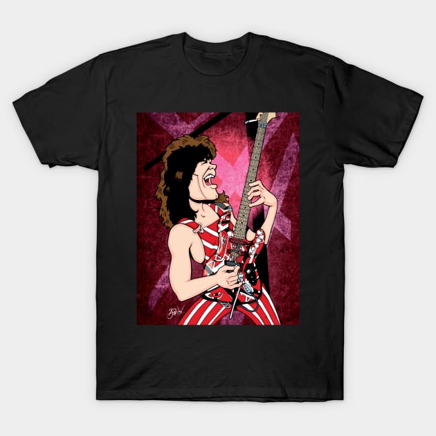 Eddie Van Halen T-Shirt by Parisi Studios